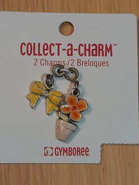 Gymboree Flower and Bow Charms Vintage 2005 Spring Wildflower Fields Line